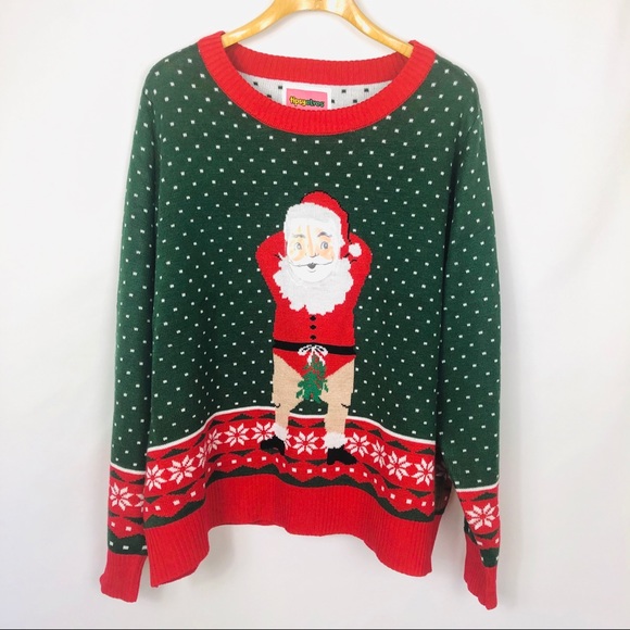 Tipsy Elves XXL Christmas Sweater Naughty Santa Tipsy Elves XXL Christmas Sweater Naughty Santa
